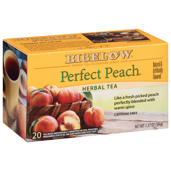 Save on Celestial Seasonings Peach + Probiotics Herbal Tea Bags