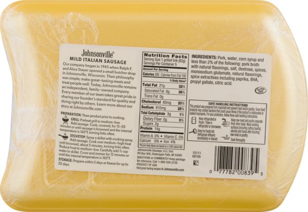 Save on Johnsonville Bratwurst Cheddar - 5 ct Fresh Order Online Delivery