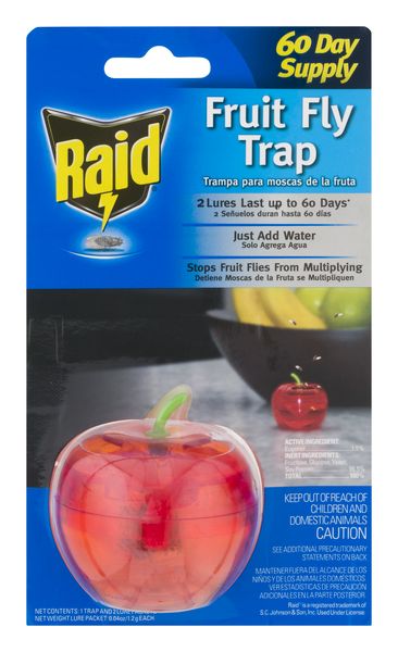  Raid Fruit Fly Trap for Indoors