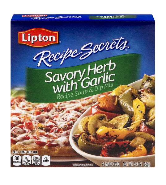 Lipton Recipe Secrets Savory Herb with Garlic Soup and Dip Mix