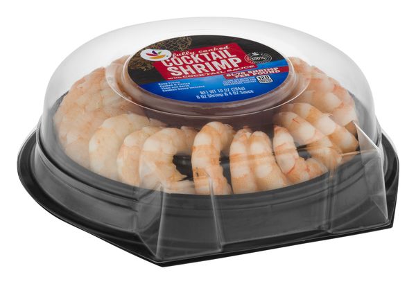 Save on Nature's Promise Medium Cooked Shrimp Ring with Cocktail Sauce  Frozen Order Online Delivery