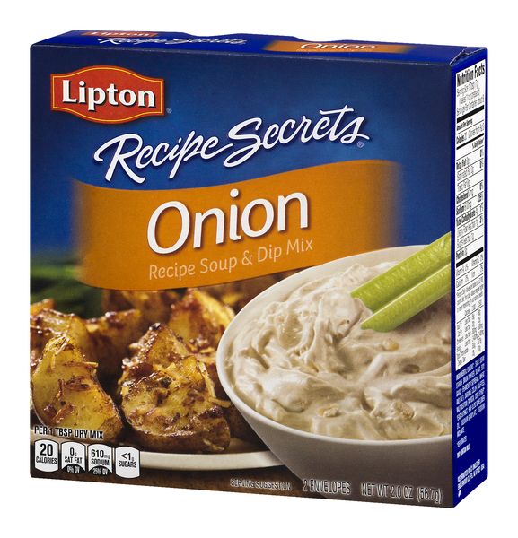 Lipton Recipe Secrets Beef Onion Soup Mix 2CT 2.2oz Box