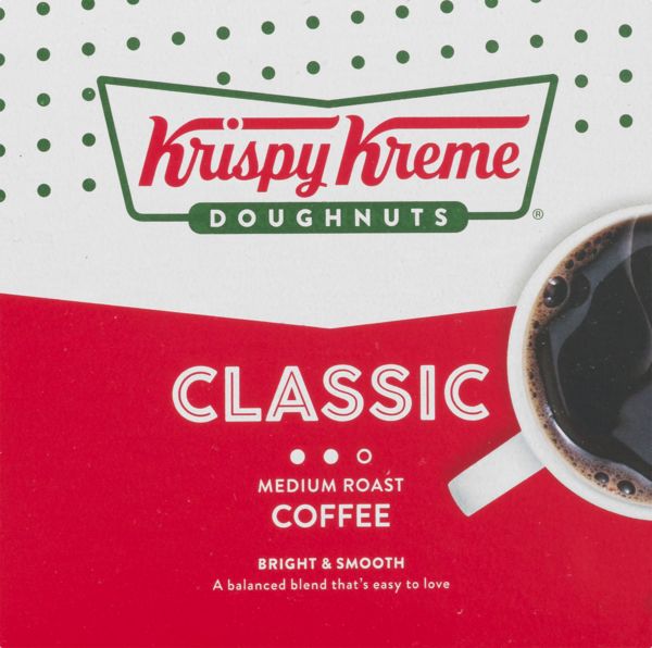 Krispy Kreme Classic Medium Roast Coffee K-Cups - 12 ct box