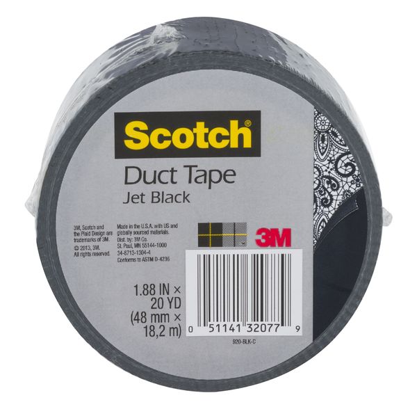 3M 20 Yards Black Duct Tape