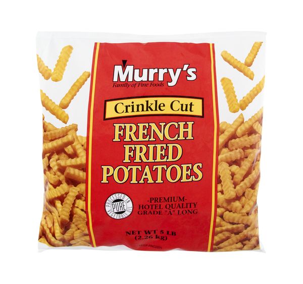 crinkle cut french fries bag