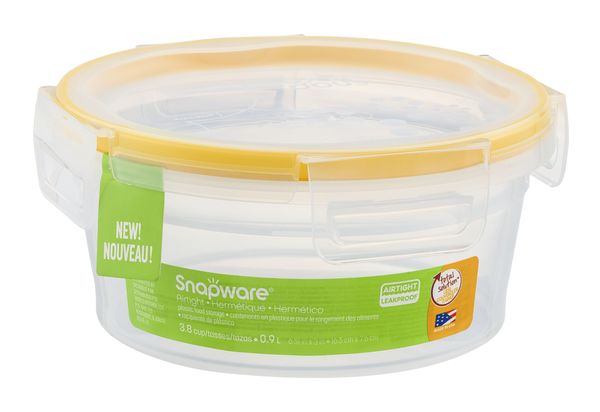 Total Solution® 3.86-cup Plastic Food Storage Container with Lid