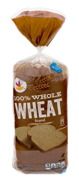 Save on Stop & Shop 100% Whole Wheat Bread No Salt Added Order Online  Delivery