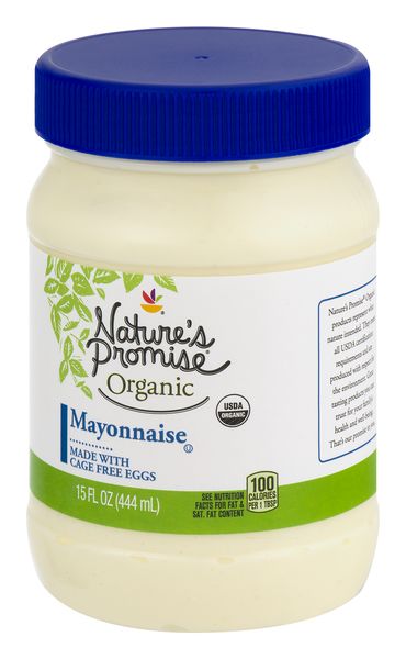 Nature's Promise Organic Mayonnaise - 15 oz jar