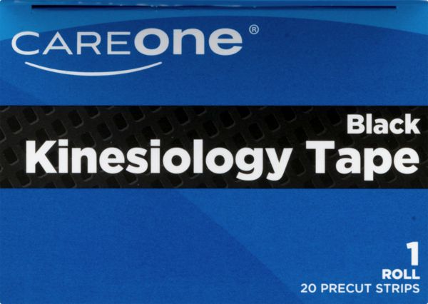 CareOne Kinesiology Tape Black - 20 ct pkg