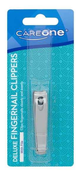 CareOne Deluxe Fingernail Clippers with File - 1 ea