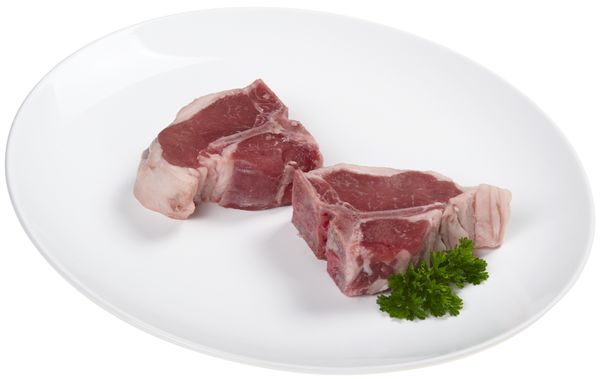 Australian Shoulder Lamb Chops Bone-In Fresh - apx 3/4 lb