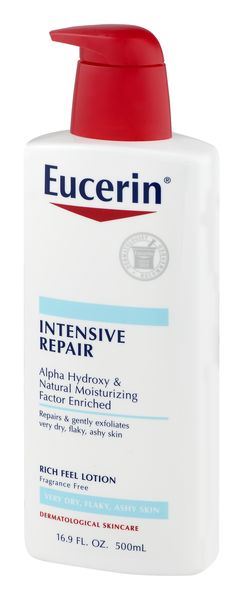 Eucerin Intensive Repair Lotion Fragrance Free Pump - 16.9 oz btl