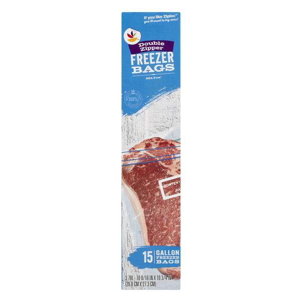 Giant Slider Gallon Freezer Bags - 10 ct box