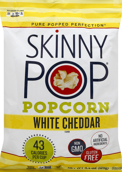 SKINNYPOP Original Popped Popcorn, 4.4 oz bag