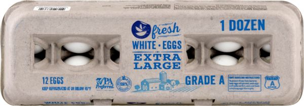 Selection Extra Large White Eggs
