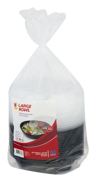 Giant Soup & Salad Containers & Lids 3 Cup - 5 ct pkg