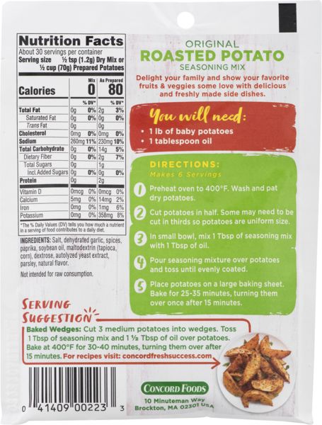 Concord Foods Original Roasted Potato Seasoning Mix