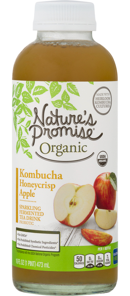 Save on Nature's Promise Organic Kombucha Honeycrisp Apple Order