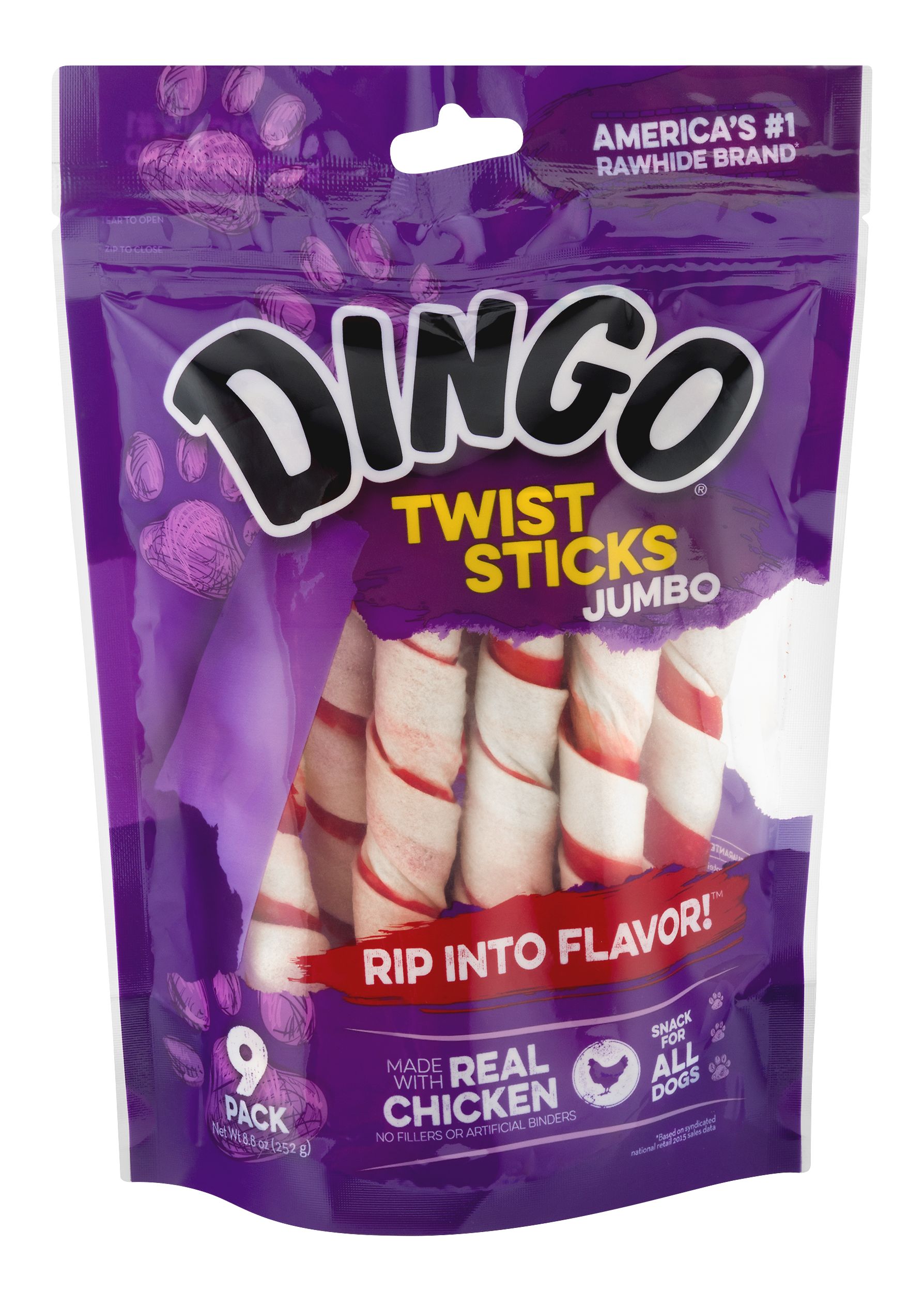 Dingo top twist sticks