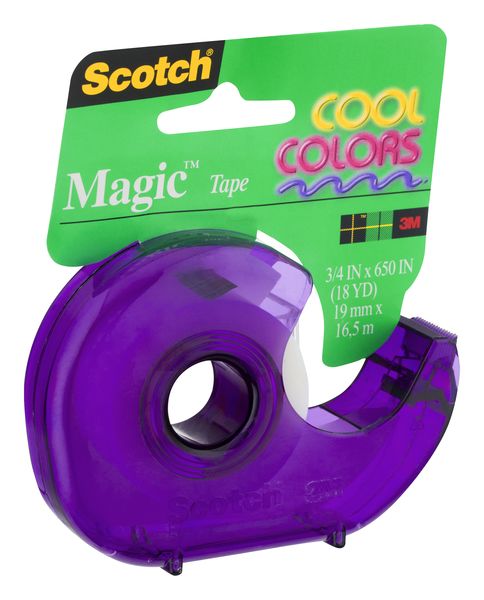 3M Scotch Magic Tape Matte Finish with Dispenser .75 X 650 Inch - 18 yards