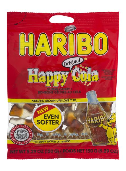 HARIBO Happy Cola Gummi Candy 8oz