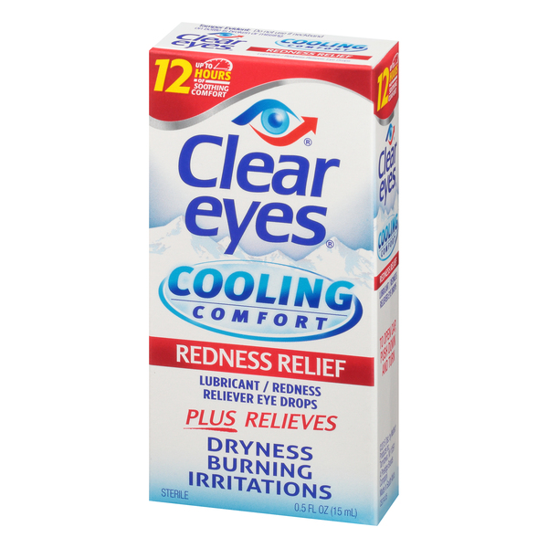 Clear eyes Cooling Comfort Lubricant/Redness Relief Eye Drops - 0.5 fl oz