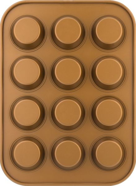 Winter Wonder Lane Copper Non-Stick 6-Cup Muffin Pan