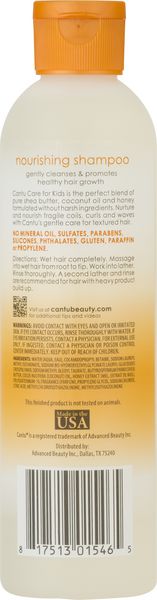 Cantu Care for Kids: Nourishing Shampoo 8oz – Beauty Depot O-Store