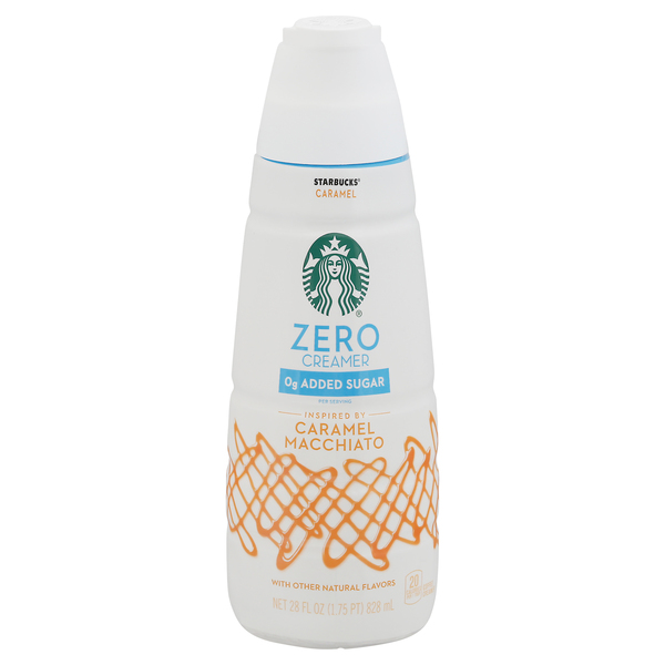 Starbucks Zero Added Sugar Caramel Flavored Coffee Creamer - 28 oz btl