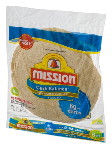 Street Tacos Carb Balance Whole Wheat Tortillas - Mission Foods