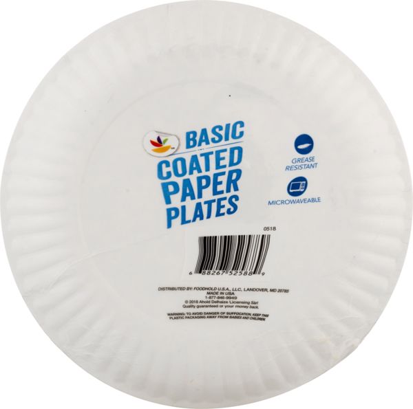 Save on Stop & Shop Basic Heavy Duty Paper Plates 9 inch Order Online  Delivery