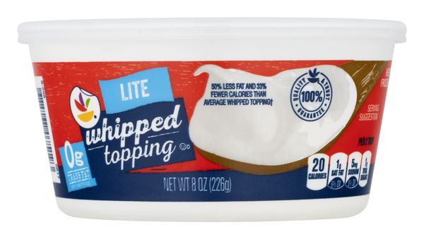 Cool Whip Zero Sugar Whipped Cream Topping, 8 oz Tub 