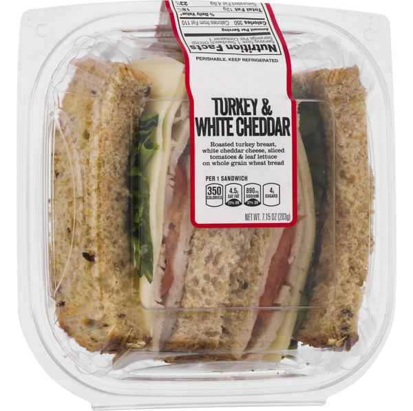 Sandwich Turkey Cheddar, 8.25 oz at Whole Foods Market