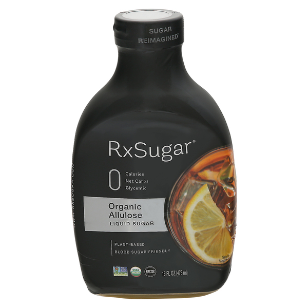 RxSugar Allulose Liquid Sugar Organic - 16 oz btl