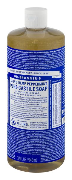 Dr. Bronner's Magic Soaps Pure Castile Soap 18in1 Hemp Peppermint - 32 oz  btl