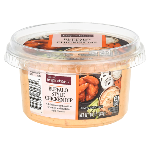 Taste of Inspirations Buffalo Style Chicken Dip - 10 oz tub | MARTIN'S