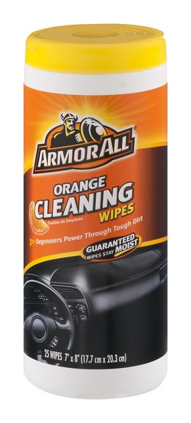 Armor All Cleaning Wipes Orange - 25 ct pkg