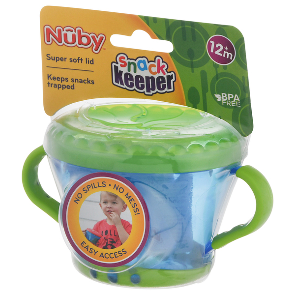  Nuby 2-Pack Snack Keepers, Colors May Vary : Everything Else