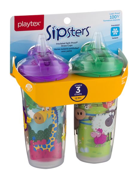 Parent's Choice Insulated Straw No-Spill Cup 9oz 12+M DW Safe BPA