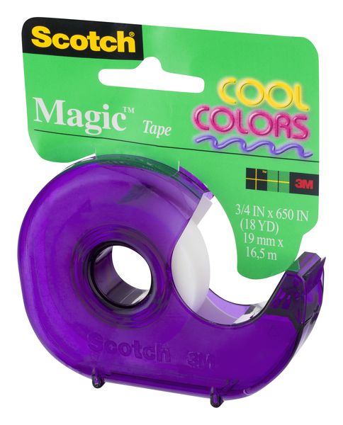 3M Scotch Magic Tape Matte Finish with Dispenser .75 X 650 Inch - 18 yards