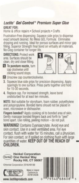 Loctite Gel Control Super Glue