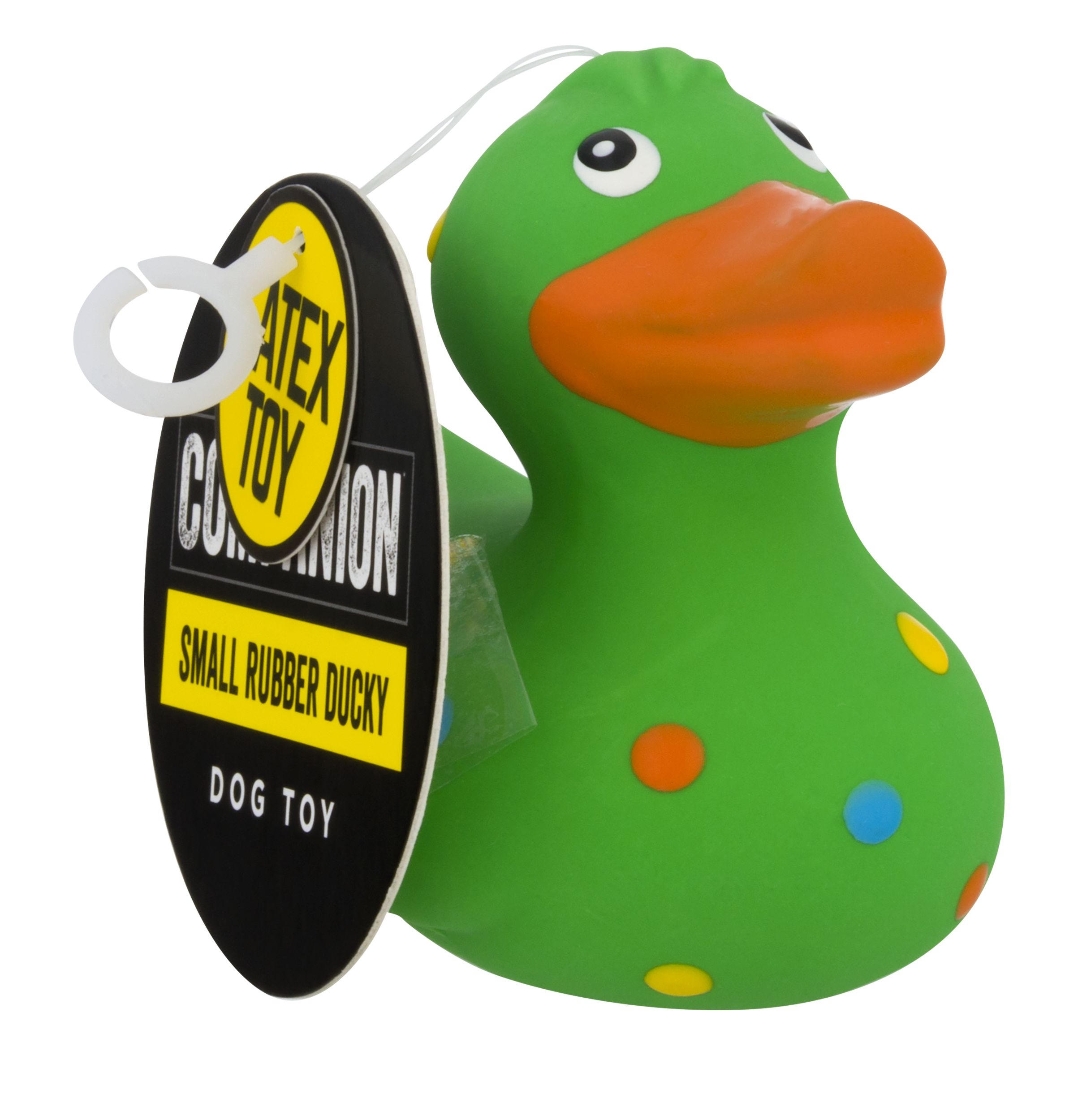 rubber duck squeaky dog toy