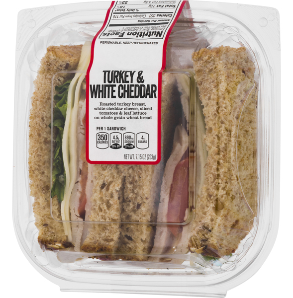 Sandwich Turkey Cheddar, 8.25 oz at Whole Foods Market