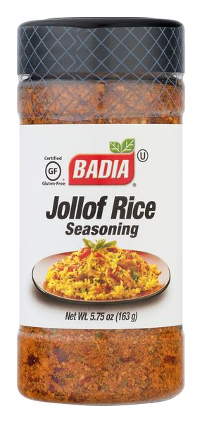 Badia Jollof Rice Seasoning Gluten Free - 5.75 oz jar