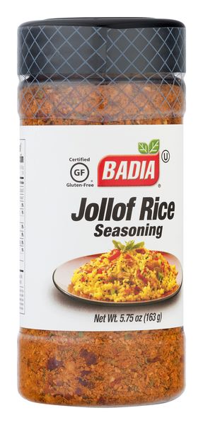 Badia Jollof Rice Seasoning Gluten Free - 5.75 oz jar