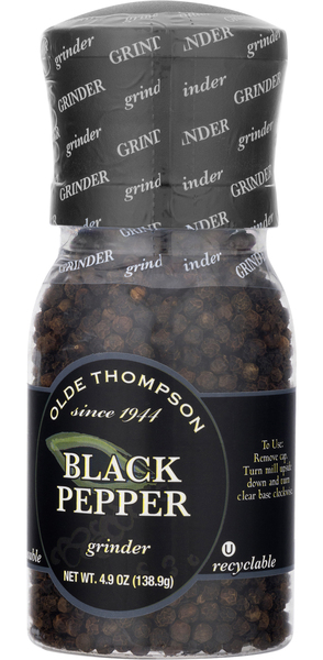 Great Value Black Pepper Grinder, 4 oz 