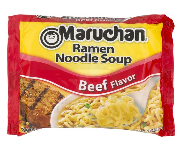 Nissin Ramen Noodle Soup, Beef Flavor 2.25 Oz, Bouillon, Stocks & Broths