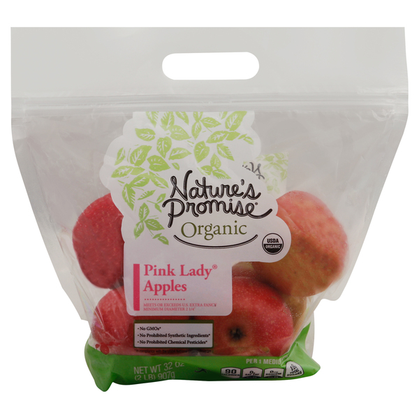 Nature's Promise Organic Pink Lady Apples - 2 lb bag