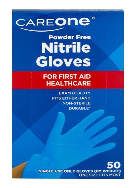 Great Value Latex Disposable Gloves, 50 Gloves, One Size 