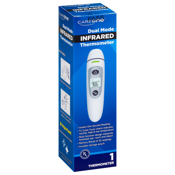 Save on CareOne Dual Mode Infrared Thermometer Order Online Delivery